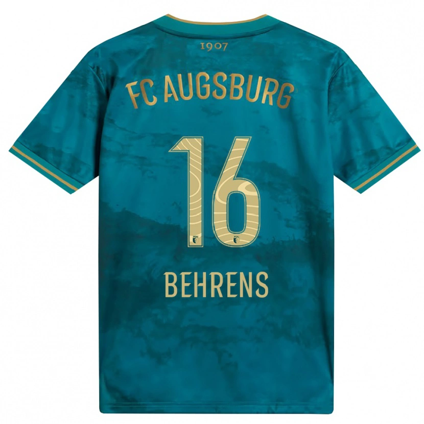 Danxen Donna Maglia Hennes Behrens #16 Verde Marrone Kit Gara Away 2026/27 Maglietta