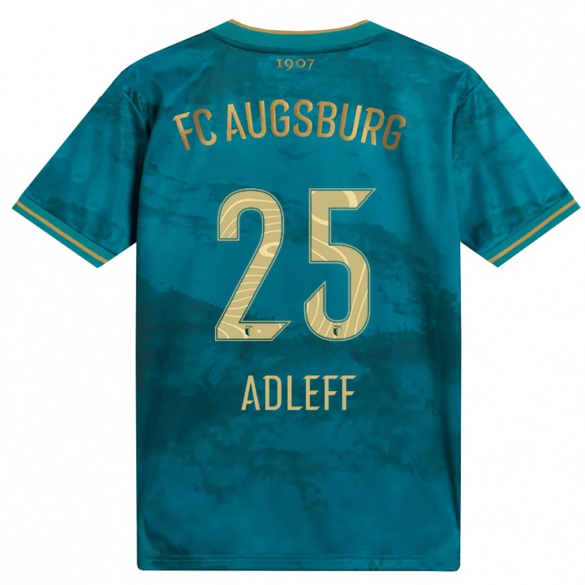 Danxen Donna Maglia Milo Adleff #25 Verde Marrone Kit Gara Away 2026/27 Maglietta
