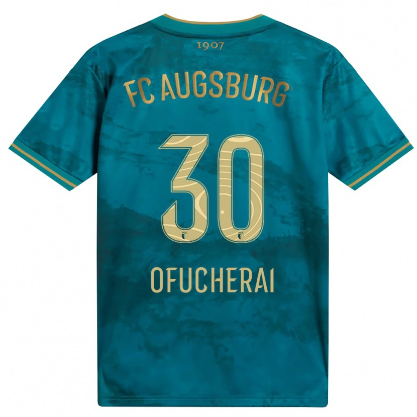 Danxen Donna Maglia Isaac Ofucherai #30 Verde Marrone Kit Gara Away 2026/27 Maglietta