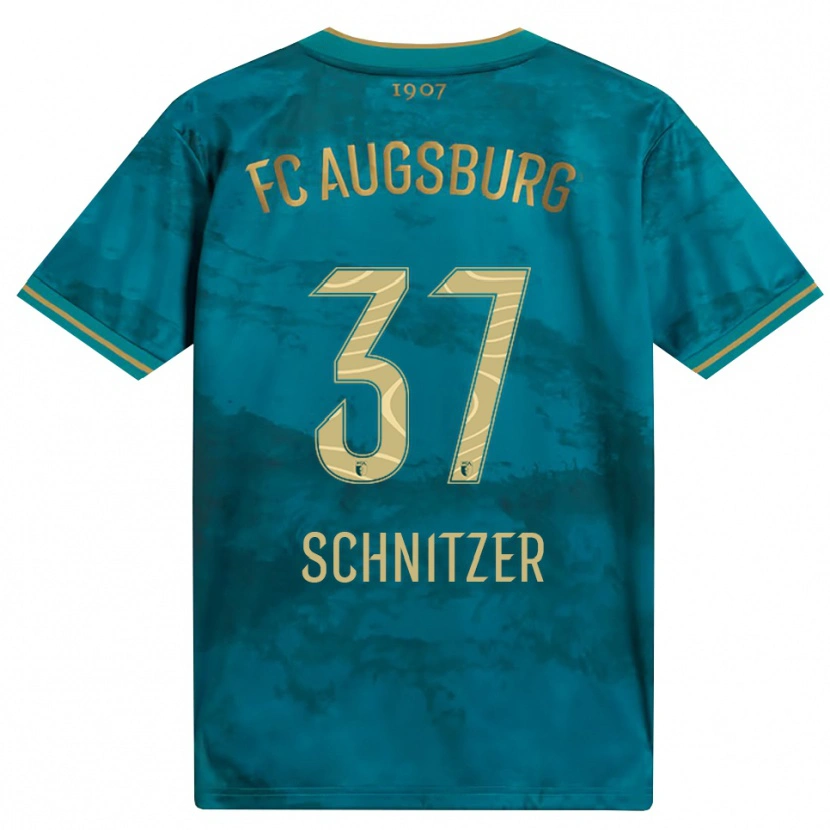 Danxen Donna Maglia Tim Schnitzer #37 Verde Marrone Kit Gara Away 2026/27 Maglietta