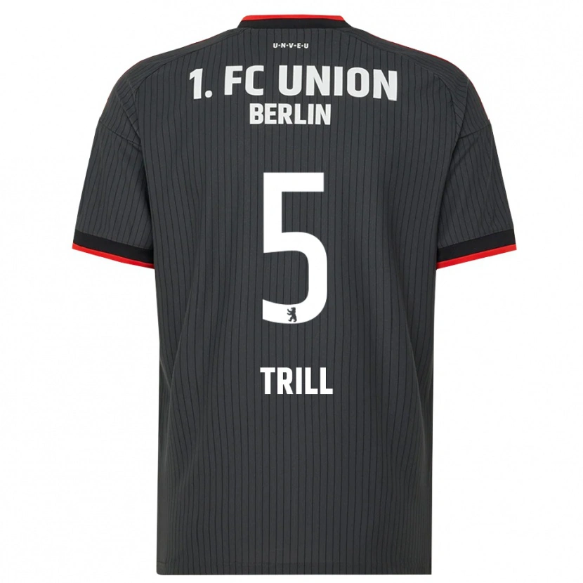 Danxen Donna Maglia Santiago Trill #5 Nero Bianco Rosso Kit Gara Away 2026/27 Maglietta