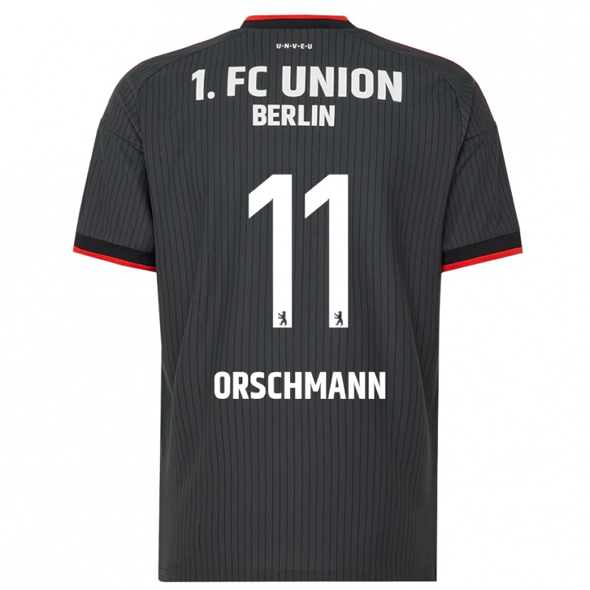 Danxen Donna Maglia Dina Orschmann #11 Nero Bianco Rosso Kit Gara Away 2026/27 Maglietta