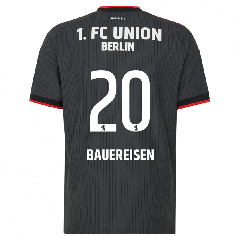 Danxen Donna Maglia Nele Bauereisen #20 Nero Bianco Rosso Kit Gara Away 2026/27 Maglietta