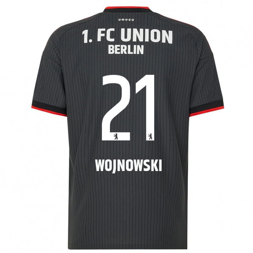 Danxen Donna Maglia Wiktorian Wojnowski #21 Nero Bianco Rosso Kit Gara Away 2026/27 Maglietta