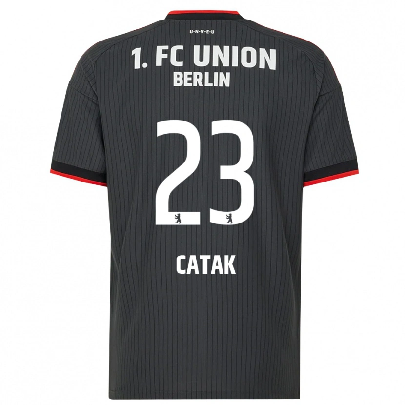 Danxen Donna Maglia Kian Catak #23 Nero Bianco Rosso Kit Gara Away 2026/27 Maglietta