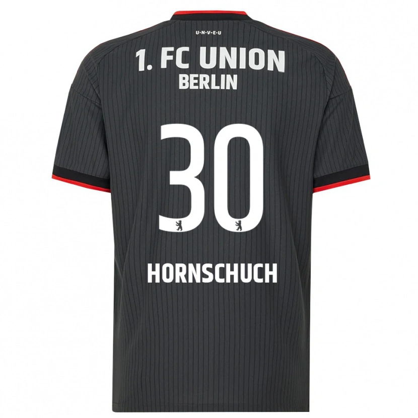 Danxen Donna Maglia Sarah Hornschuch #30 Nero Bianco Rosso Kit Gara Away 2026/27 Maglietta