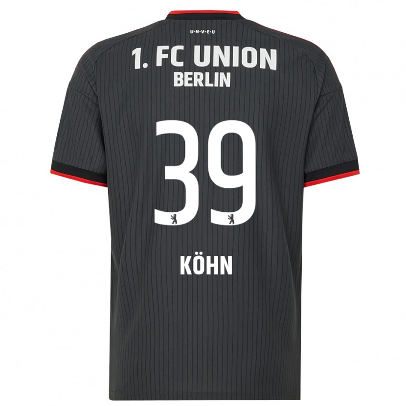 Danxen Donna Maglia Derrick Köhn #39 Nero Bianco Rosso Kit Gara Away 2026/27 Maglietta