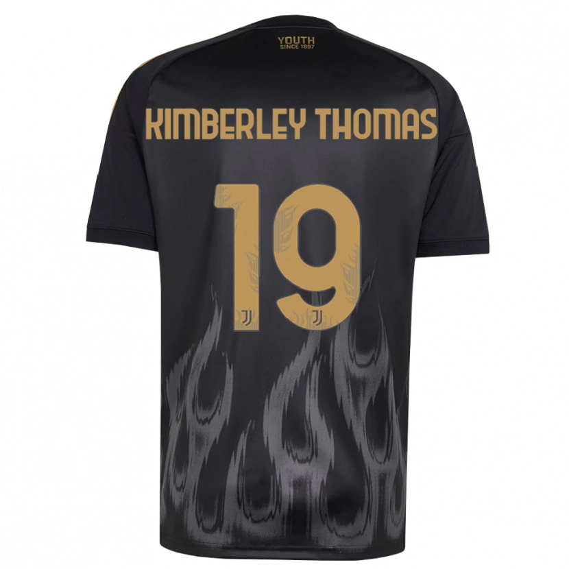 Danxen Donna Maglia Lindsey Kimberley Thomas #19 Nero Marrone Kit Gara Third 2026/27 Maglietta