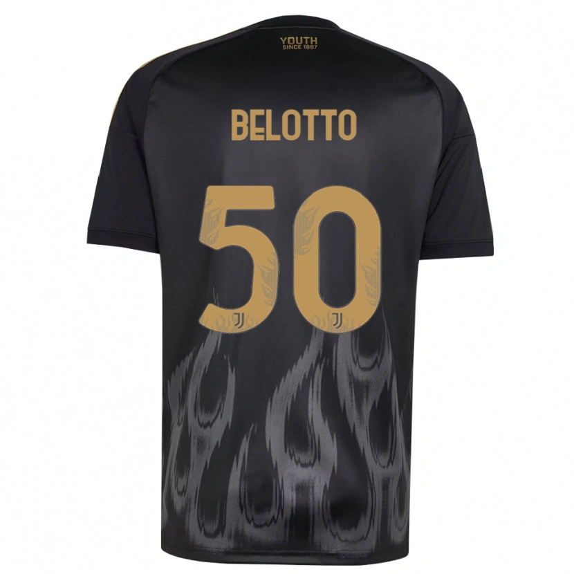 Danxen Donna Maglia Soledad Belotto #50 Nero Marrone Kit Gara Third 2026/27 Maglietta