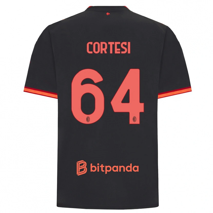Danxen Donna Maglia Selena Cortesi #64 Rosso Nero Kit Gara Third 2026/27 Maglietta