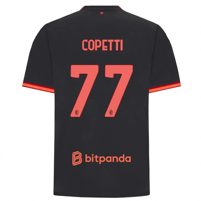 Danxen Donna Maglia Matilde Copetti #77 Rosso Nero Kit Gara Third 2026/27 Maglietta