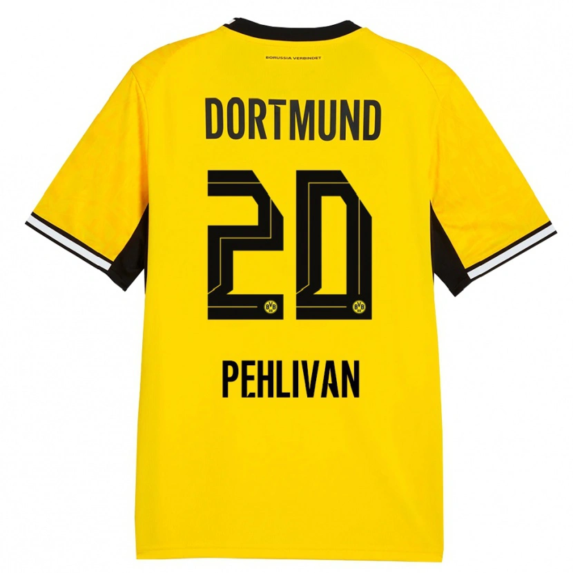 Danxen Bambino Maglia Miran Pehlivan #20 Giallo Nero Bianco Kit Gara Home 2026/27 Maglietta