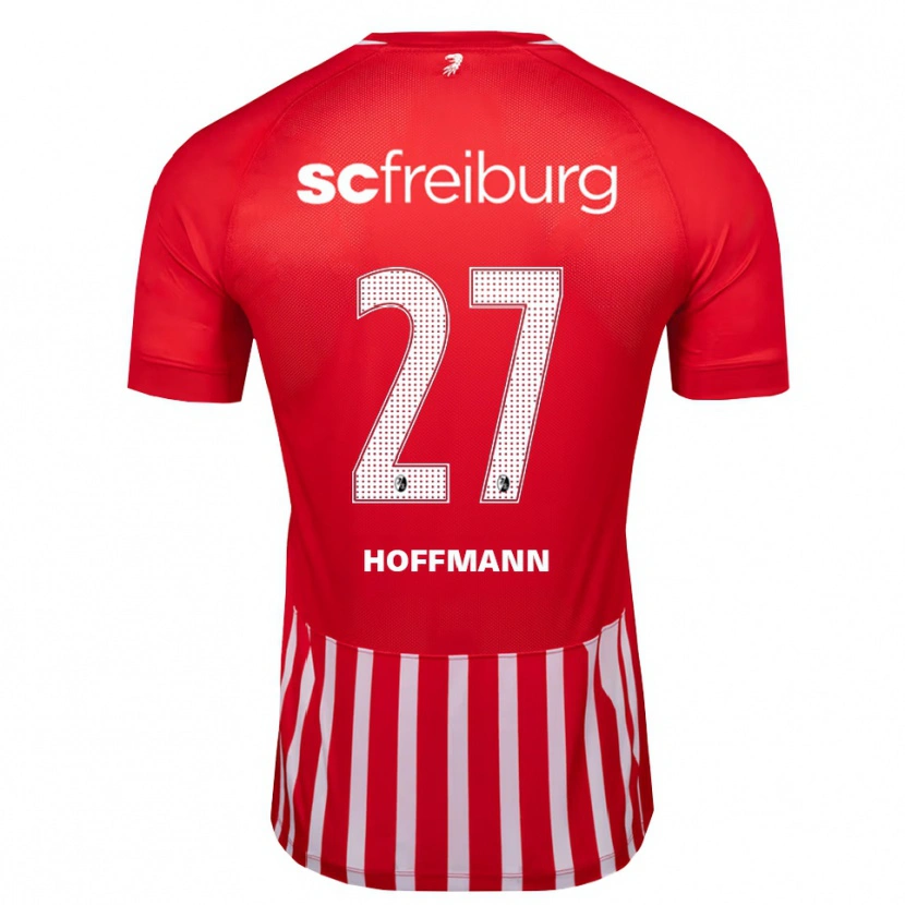 Danxen Bambino Maglia Giovanna Hoffmann #27 Rosso Bianco Nero Kit Gara Home 2026/27 Maglietta