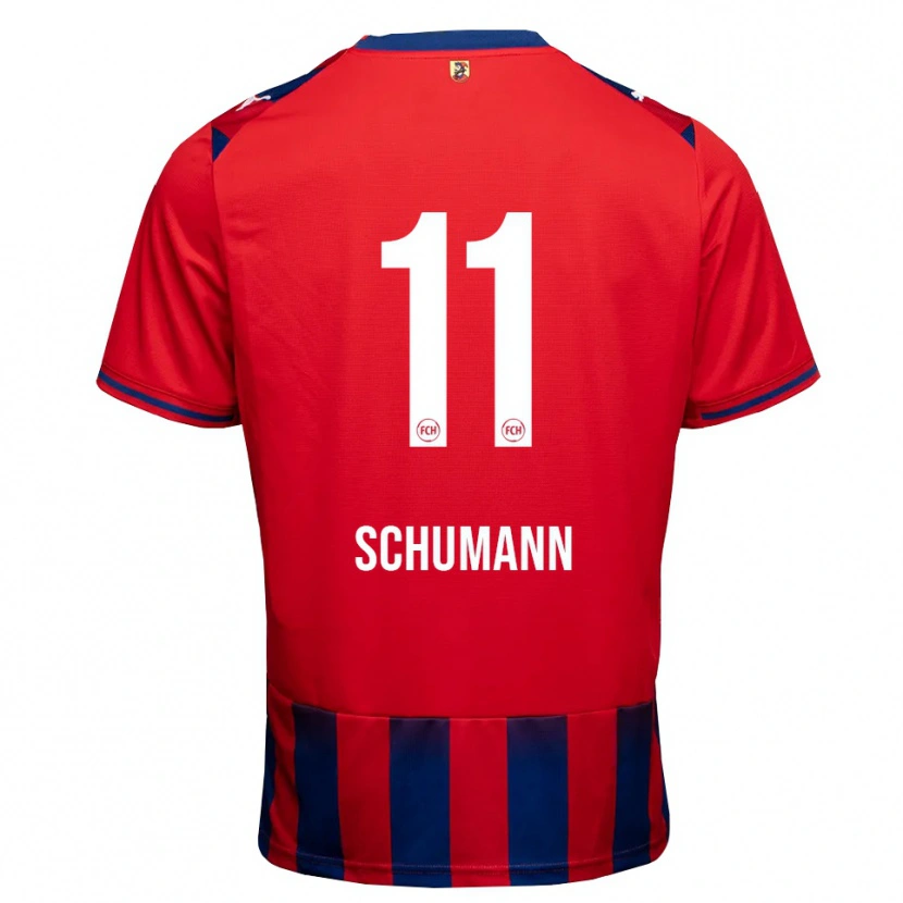 Danxen Bambino Maglia Stefan Schumann #11 Blu Reale Bianco Rosso Kit Gara Home 2026/27 Maglietta