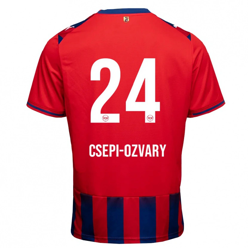 Danxen Bambino Maglia Marcell Csepi-Ozvary #24 Blu Reale Bianco Rosso Kit Gara Home 2026/27 Maglietta