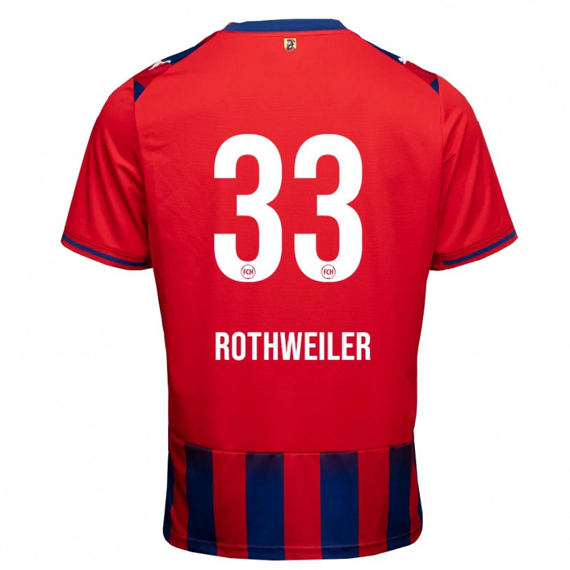 Danxen Bambino Maglia Nick Rothweiler #33 Blu Reale Bianco Rosso Kit Gara Home 2026/27 Maglietta