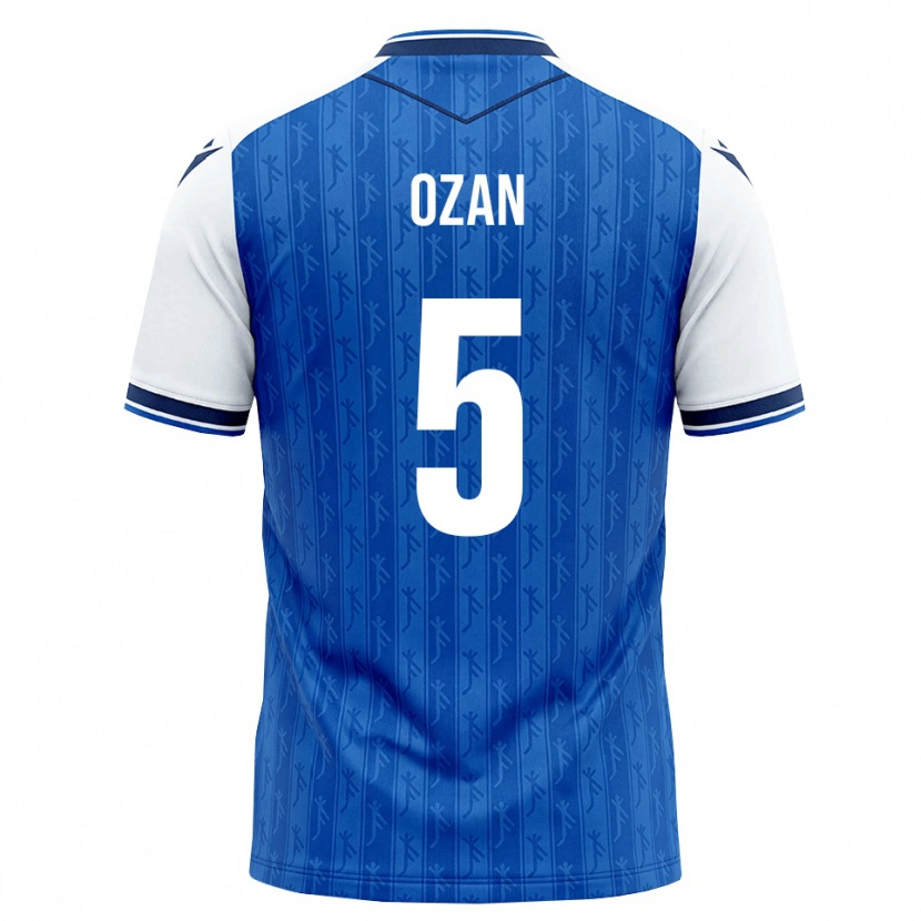 Danxen Bambino Maglia Ozan Kabak #5 Blu Reale Bianco Kit Gara Home 2026/27 Maglietta