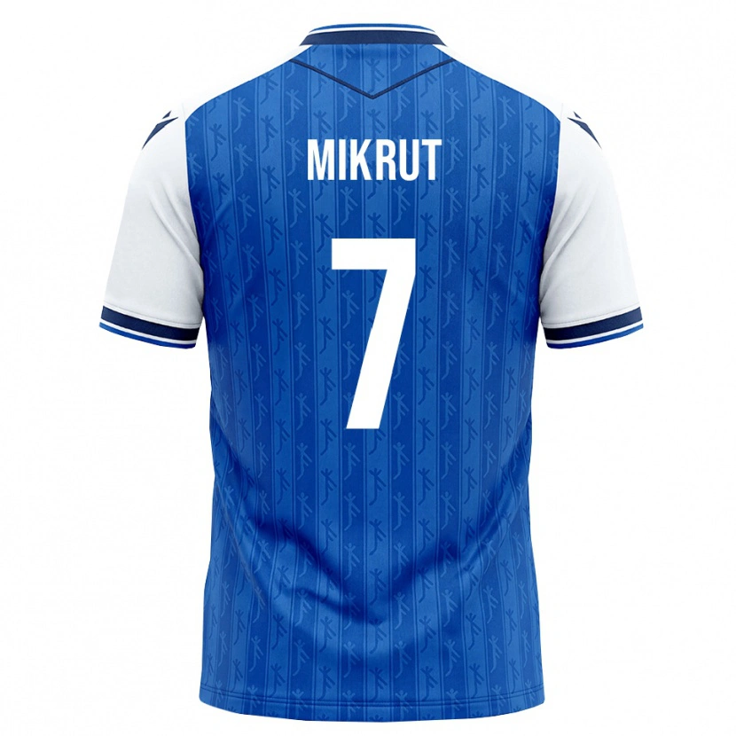 Danxen Bambino Maglia Noah Mikrut #7 Blu Reale Bianco Kit Gara Home 2026/27 Maglietta