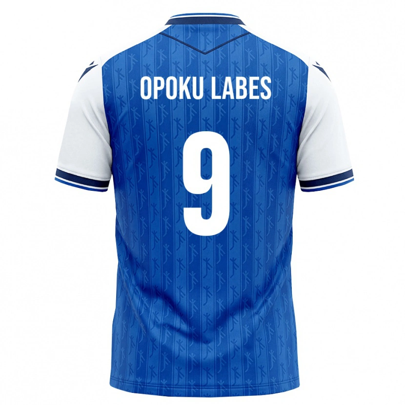 Danxen Bambino Maglia Ben Opoku Labes #9 Blu Reale Bianco Kit Gara Home 2026/27 Maglietta