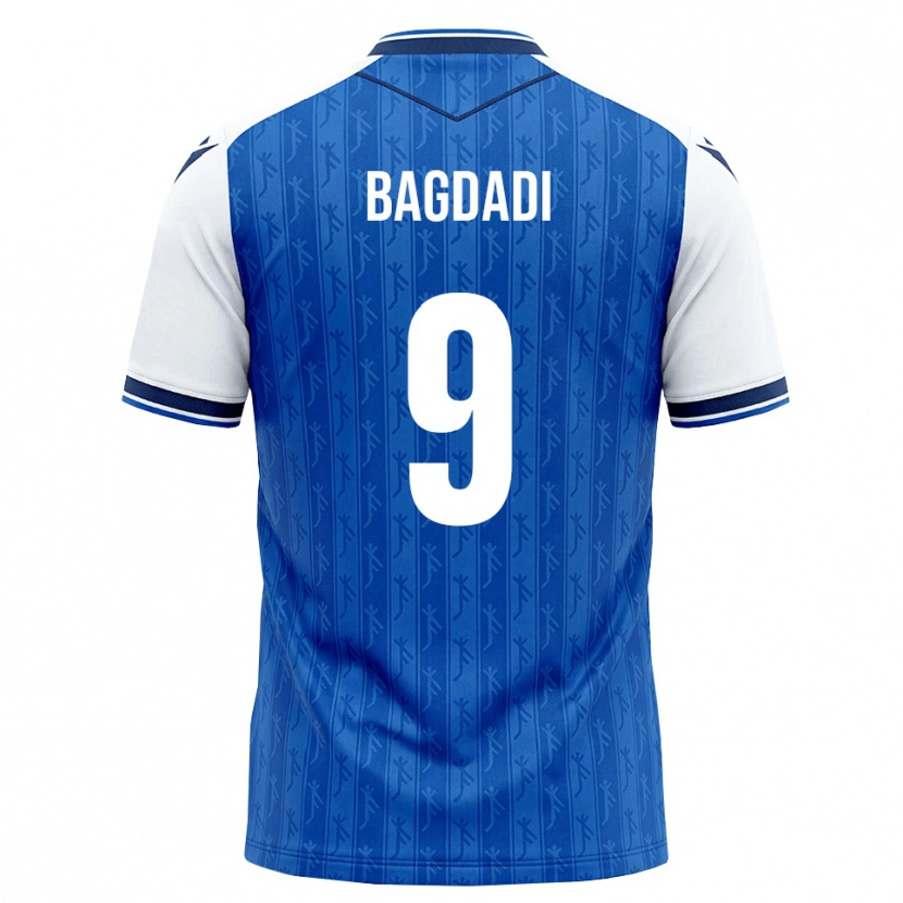Danxen Bambino Maglia Zakaria Bagdadi #9 Blu Reale Bianco Kit Gara Home 2026/27 Maglietta
