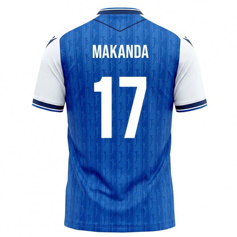 Danxen Bambino Maglia Blessing Makanda #17 Blu Reale Bianco Kit Gara Home 2026/27 Maglietta
