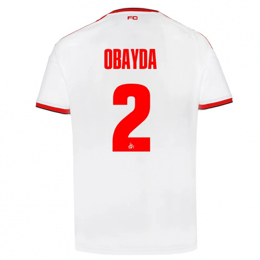 Danxen Bambino Maglia Yazan Obayda #2 Bianco Rosso Nero Kit Gara Home 2026/27 Maglietta