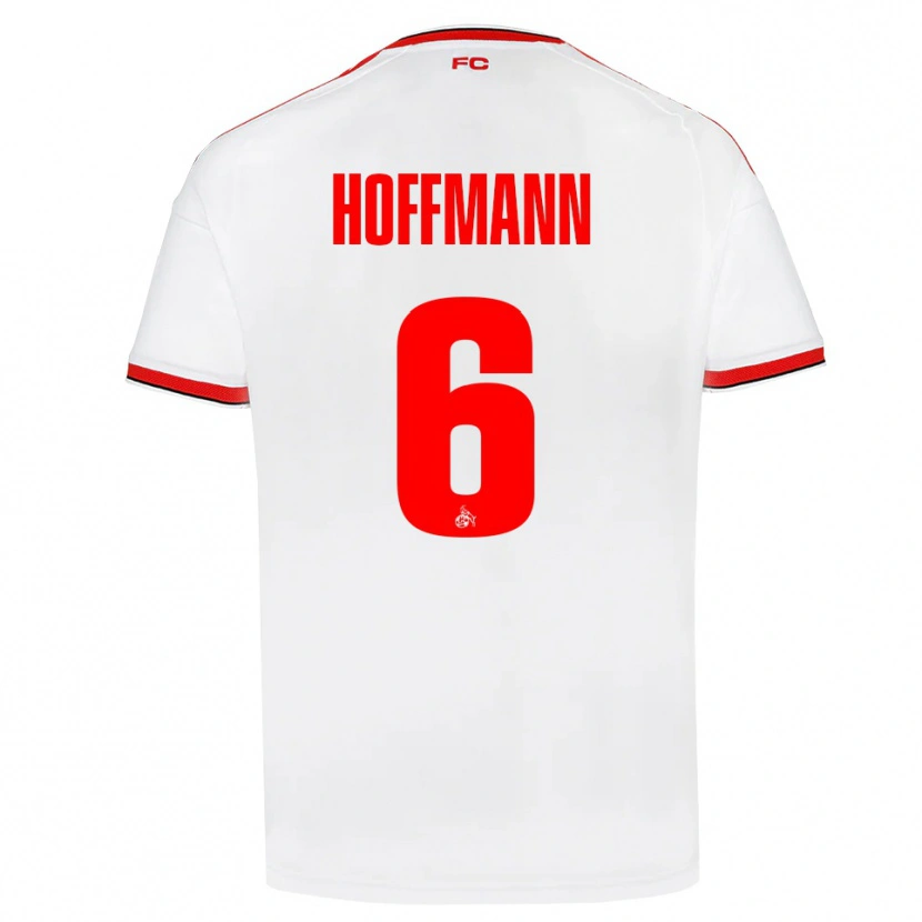 Danxen Bambino Maglia Niklas Hoffmann #6 Bianco Rosso Nero Kit Gara Home 2026/27 Maglietta