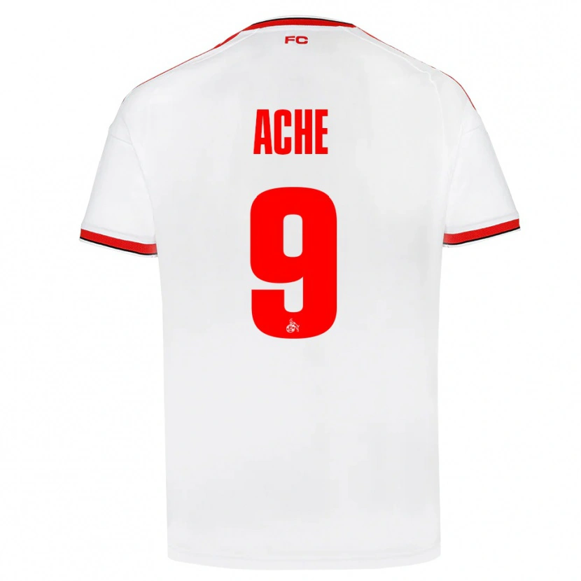 Danxen Bambino Maglia Ragnar Ache #9 Bianco Rosso Nero Kit Gara Home 2026/27 Maglietta