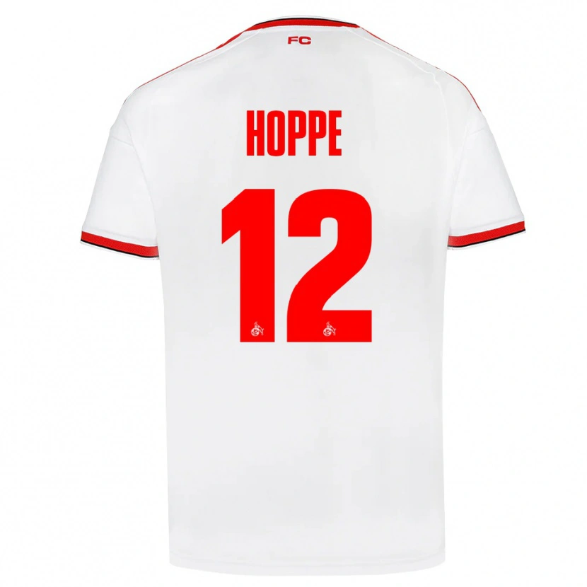 Danxen Bambino Maglia Paula Hoppe #12 Bianco Rosso Nero Kit Gara Home 2026/27 Maglietta