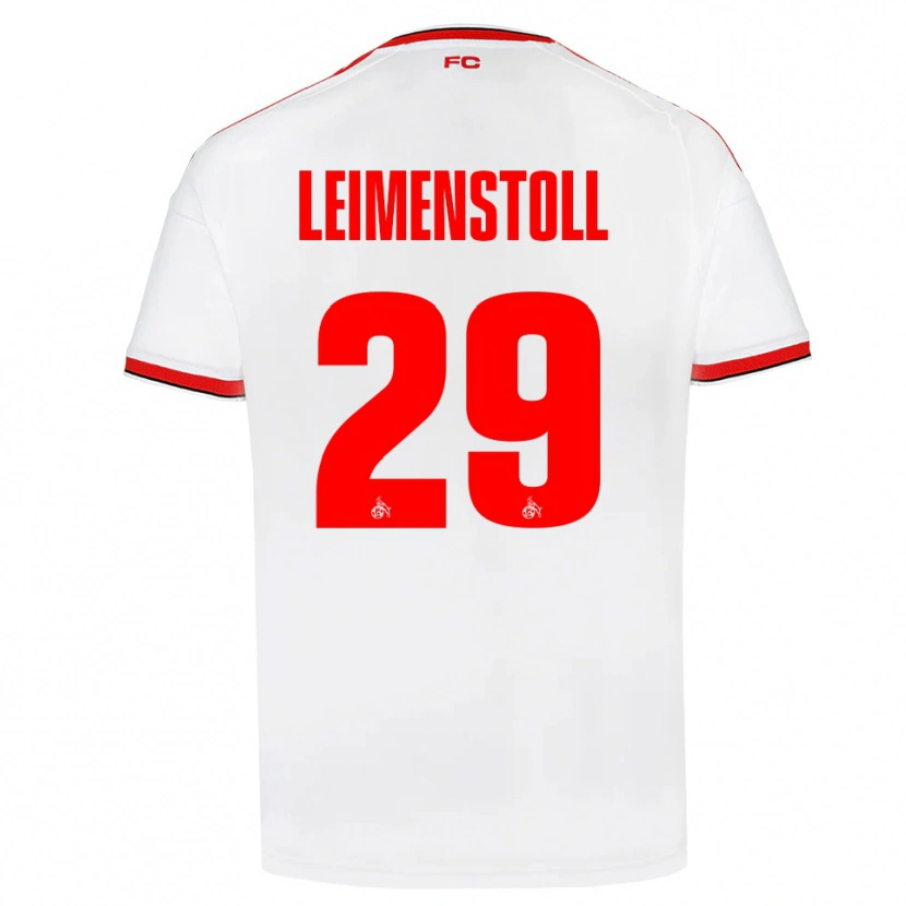 Danxen Bambino Maglia Vanessa Leimen­stoll #29 Bianco Rosso Nero Kit Gara Home 2026/27 Maglietta