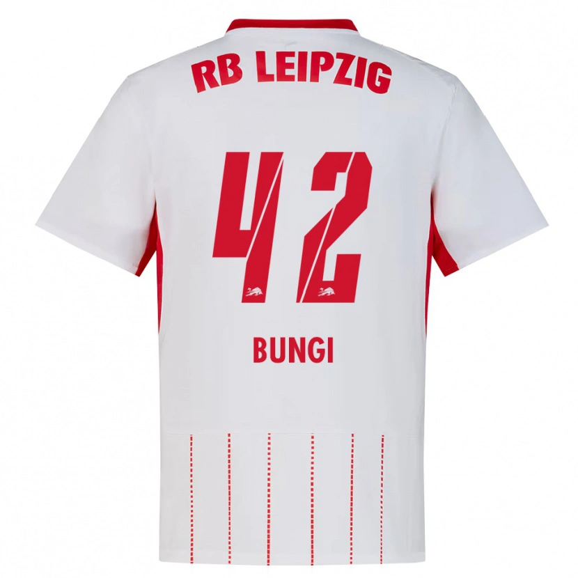 Danxen Bambino Maglia Joyeux Masanka Bungi #42 Rosso Bianco Giallo Kit Gara Home 2026/27 Maglietta
