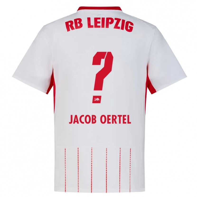 Danxen Bambino Maglia Paul Jacob Oertel #0 Rosso Bianco Giallo Kit Gara Home 2026/27 Maglietta