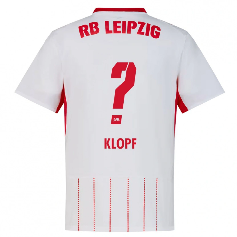 Danxen Bambino Maglia Oskar Klopf #0 Rosso Bianco Giallo Kit Gara Home 2026/27 Maglietta