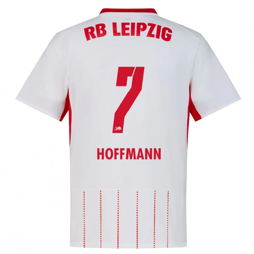 Danxen Bambino Maglia Giovanna Hoffmann #7 Rosso Bianco Giallo Kit Gara Home 2026/27 Maglietta