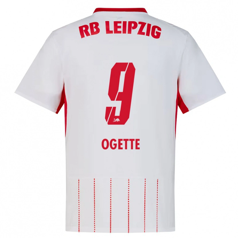 Danxen Bambino Maglia Israel Ogette #9 Rosso Bianco Giallo Kit Gara Home 2026/27 Maglietta