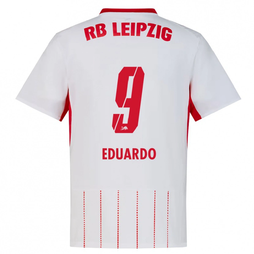 Danxen Bambino Maglia Yannick Eduardo #9 Rosso Bianco Giallo Kit Gara Home 2026/27 Maglietta