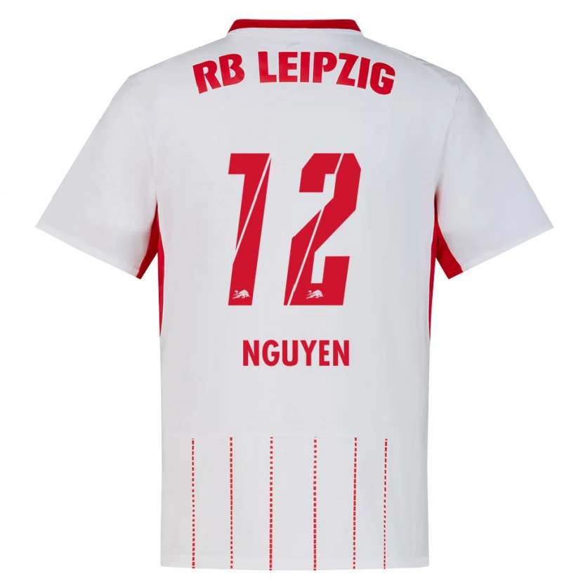 Danxen Bambino Maglia Vu Nguyen #12 Rosso Bianco Giallo Kit Gara Home 2026/27 Maglietta