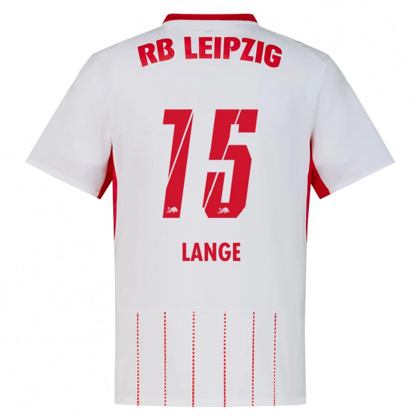 Danxen Bambino Maglia Oskar Lange #15 Rosso Bianco Giallo Kit Gara Home 2026/27 Maglietta