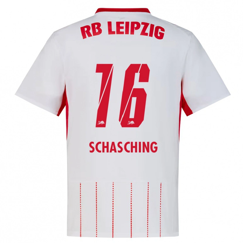 Danxen Bambino Maglia Annabel Schasching #16 Rosso Bianco Giallo Kit Gara Home 2026/27 Maglietta
