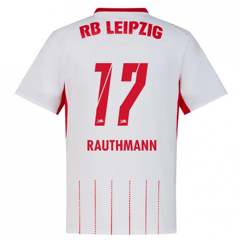 Danxen Bambino Maglia Nick Rauthmann #17 Rosso Bianco Giallo Kit Gara Home 2026/27 Maglietta