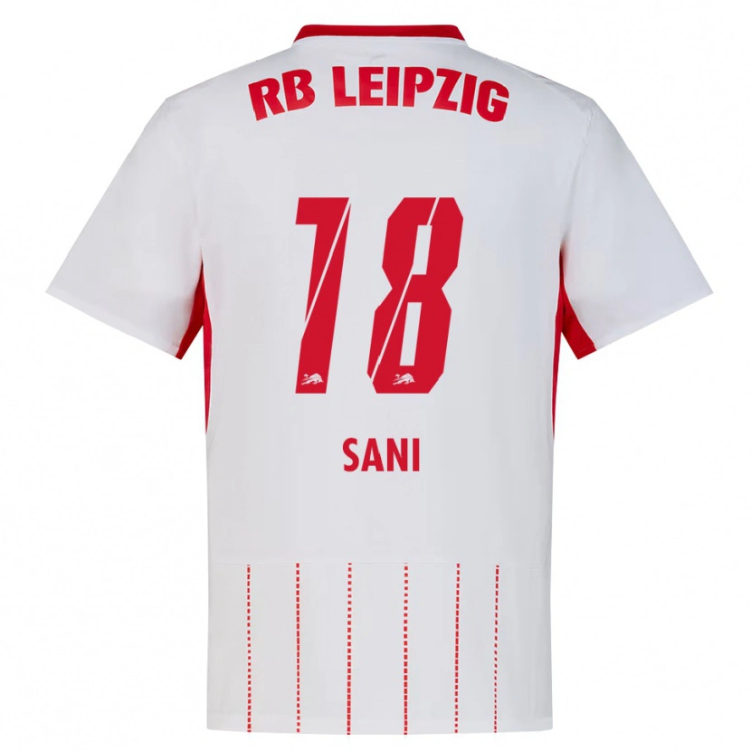 Danxen Bambino Maglia Suleman Sani #18 Rosso Bianco Giallo Kit Gara Home 2026/27 Maglietta
