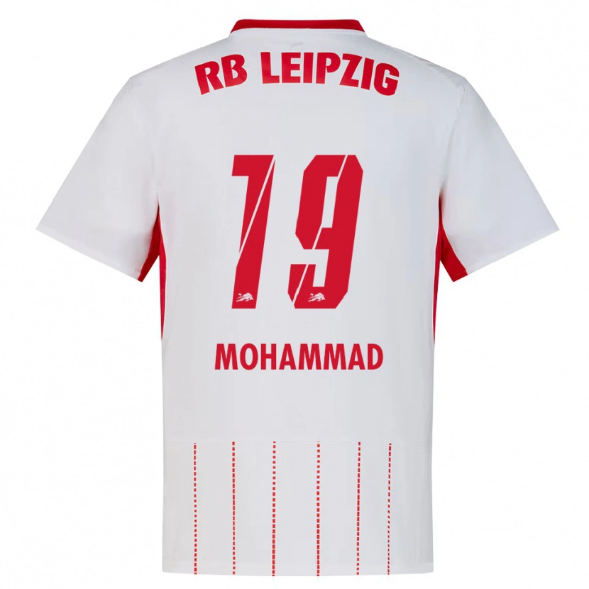 Danxen Bambino Maglia Sammy Mohammad #19 Rosso Bianco Giallo Kit Gara Home 2026/27 Maglietta