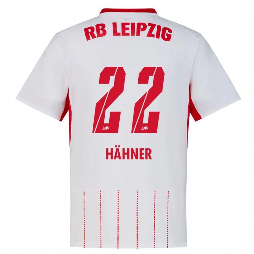 Danxen Bambino Maglia Elian Hähner #22 Rosso Bianco Giallo Kit Gara Home 2026/27 Maglietta