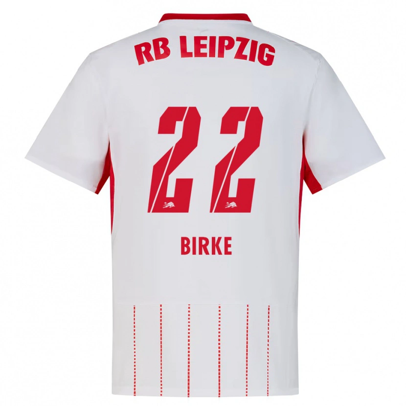 Danxen Bambino Maglia Lennox Birke #22 Rosso Bianco Giallo Kit Gara Home 2026/27 Maglietta