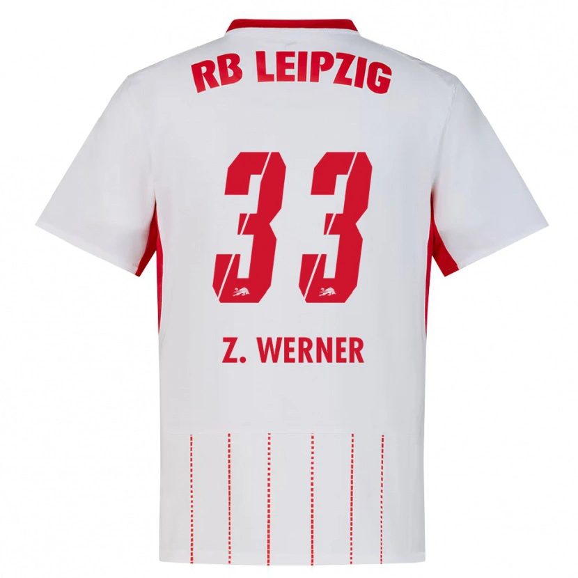 Danxen Bambino Maglia Zoé Werner #33 Rosso Bianco Giallo Kit Gara Home 2026/27 Maglietta