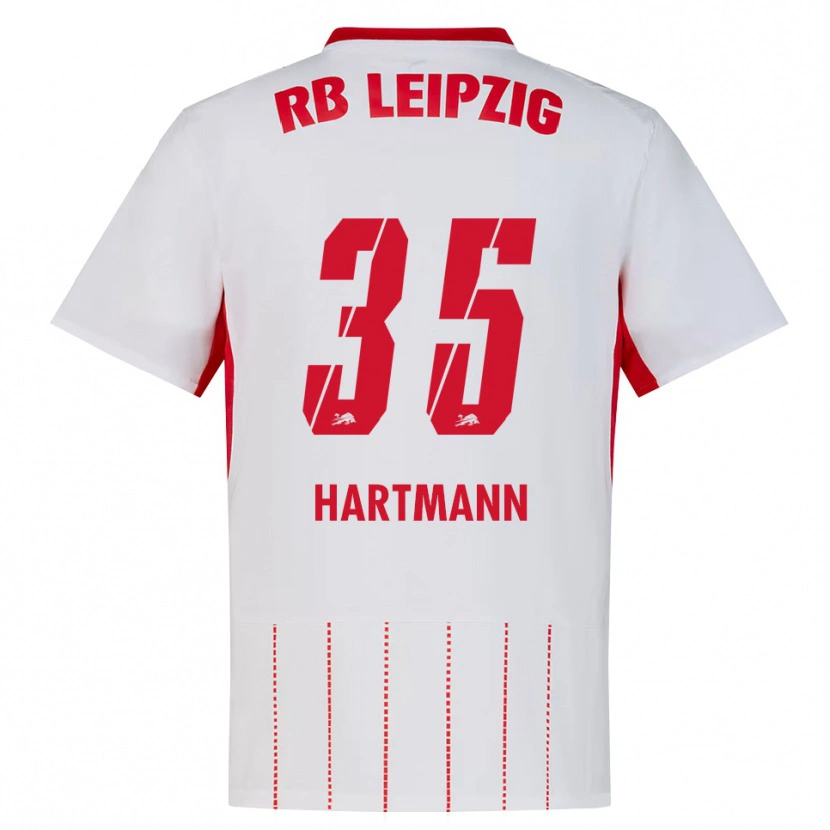 Danxen Bambino Maglia Fabrice Hartmann #35 Rosso Bianco Giallo Kit Gara Home 2026/27 Maglietta