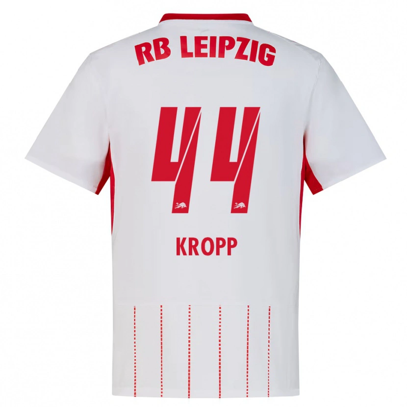 Danxen Bambino Maglia Mirja Kropp #44 Rosso Bianco Giallo Kit Gara Home 2026/27 Maglietta