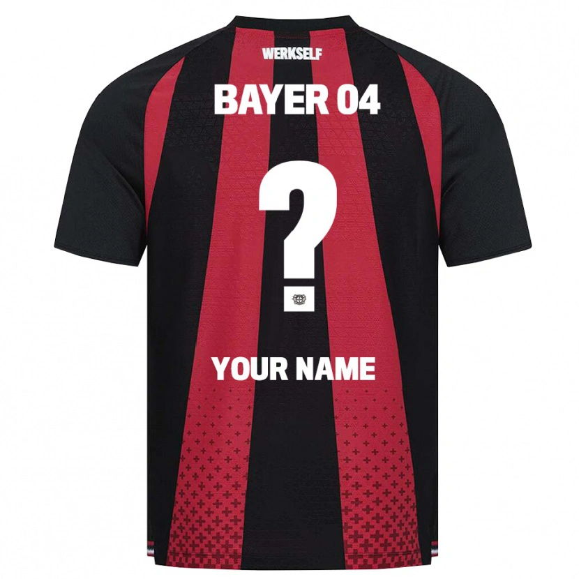 Danxen Bambino Maglia Il Tuo Nome #0 Nero Bianco Rosso Kit Gara Home 2026/27 Maglietta