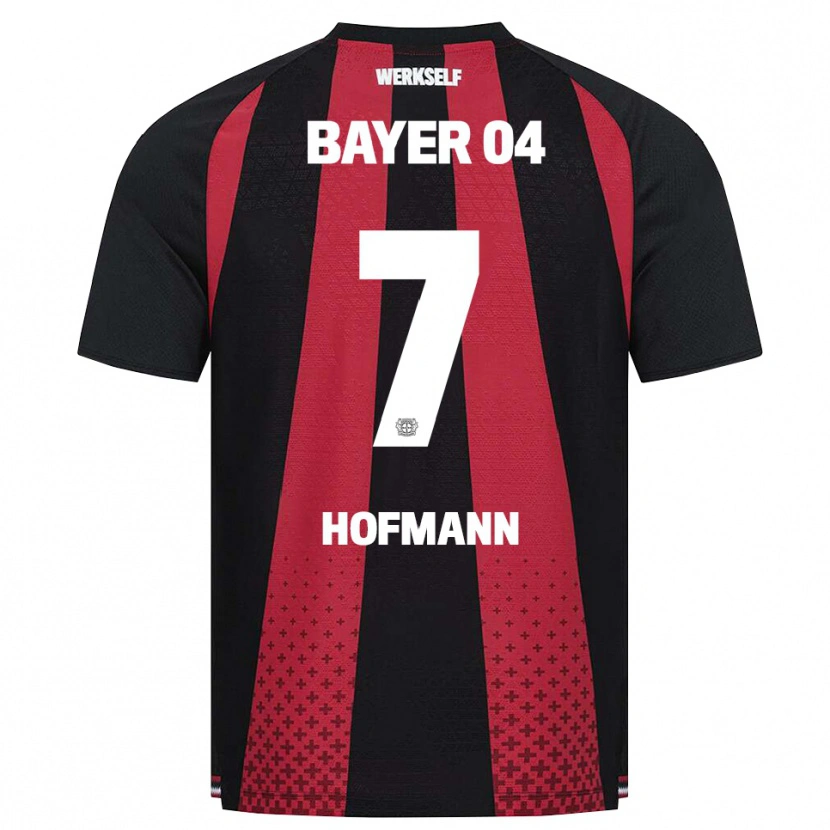 Danxen Bambino Maglia Jonas Hofmann #7 Nero Bianco Rosso Kit Gara Home 2026/27 Maglietta