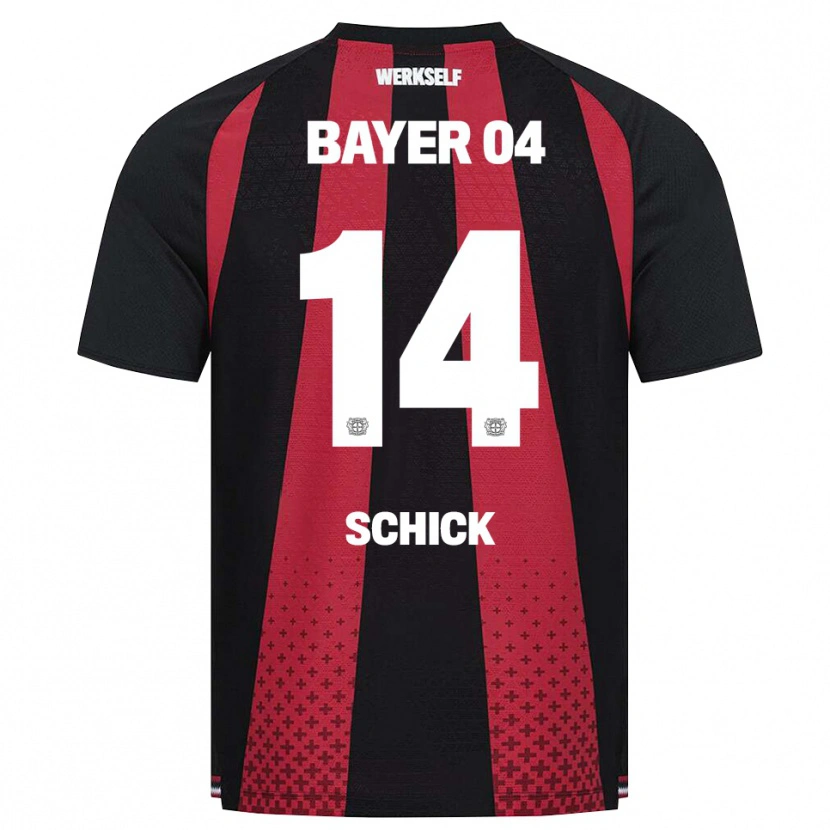 Danxen Bambino Maglia Patrik Schick #14 Nero Bianco Rosso Kit Gara Home 2026/27 Maglietta